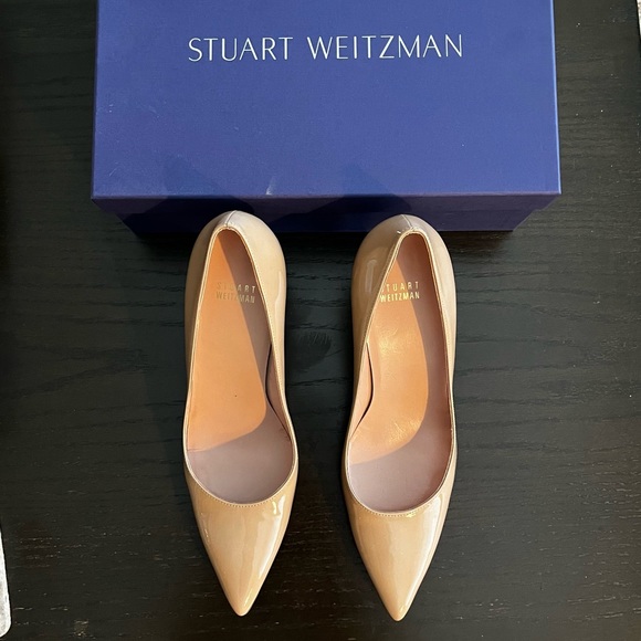 Stuart Weitzman Shoes - NWT Stuart Weitzman Nude Pointy Toe Heels